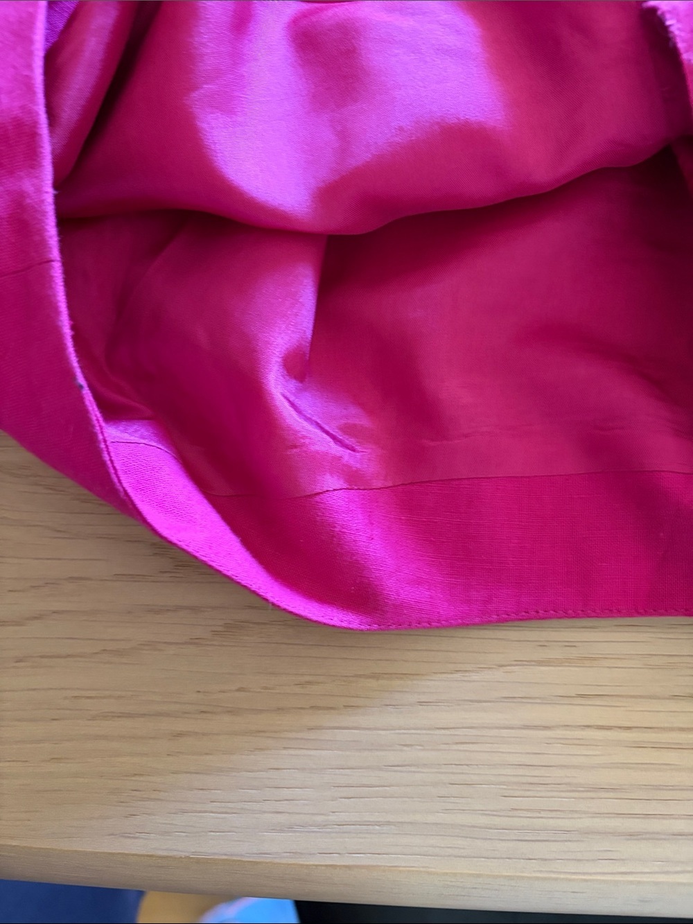 Gorgeous Vintage Kay Unger Fuchsia Sleeveless Linen Dress - Picture 8 of 8